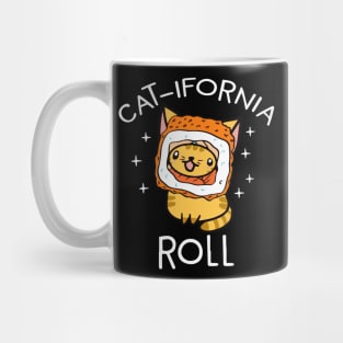 Catifornia Roll Funny Sushi Cat Pun Mug